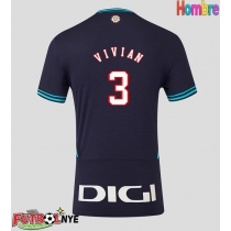 Camiseta Athletic Bilbao Dani Vivian #3 Visitante Equipación 2025-26 manga corta